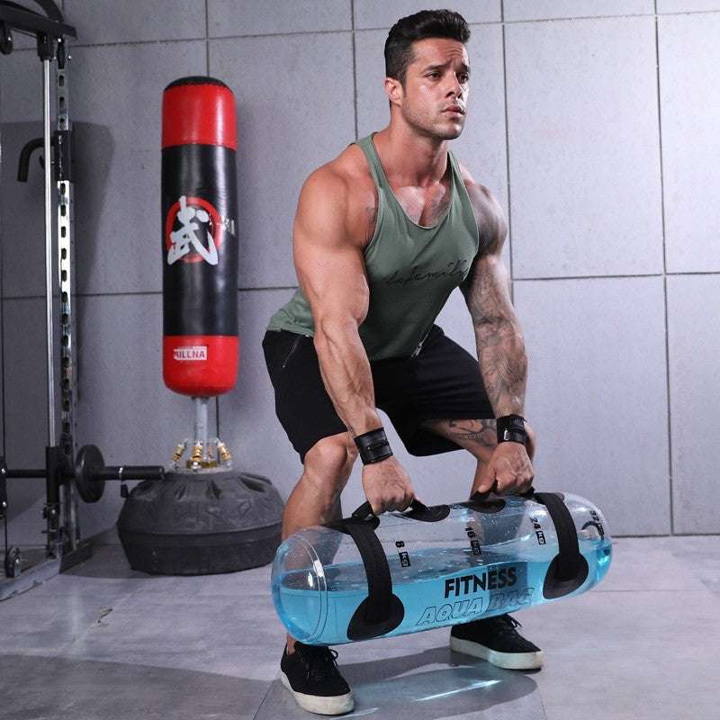 Transparent Cylindrical Water Dumbbell