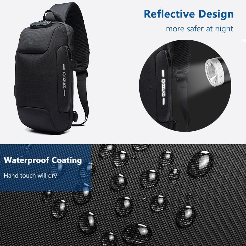 Anti-Theft Waterproof Chest Bag