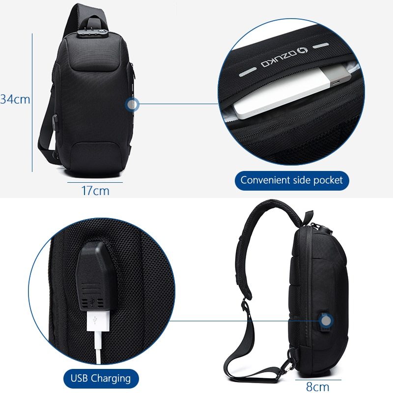 Anti-Theft Waterproof Chest Bag