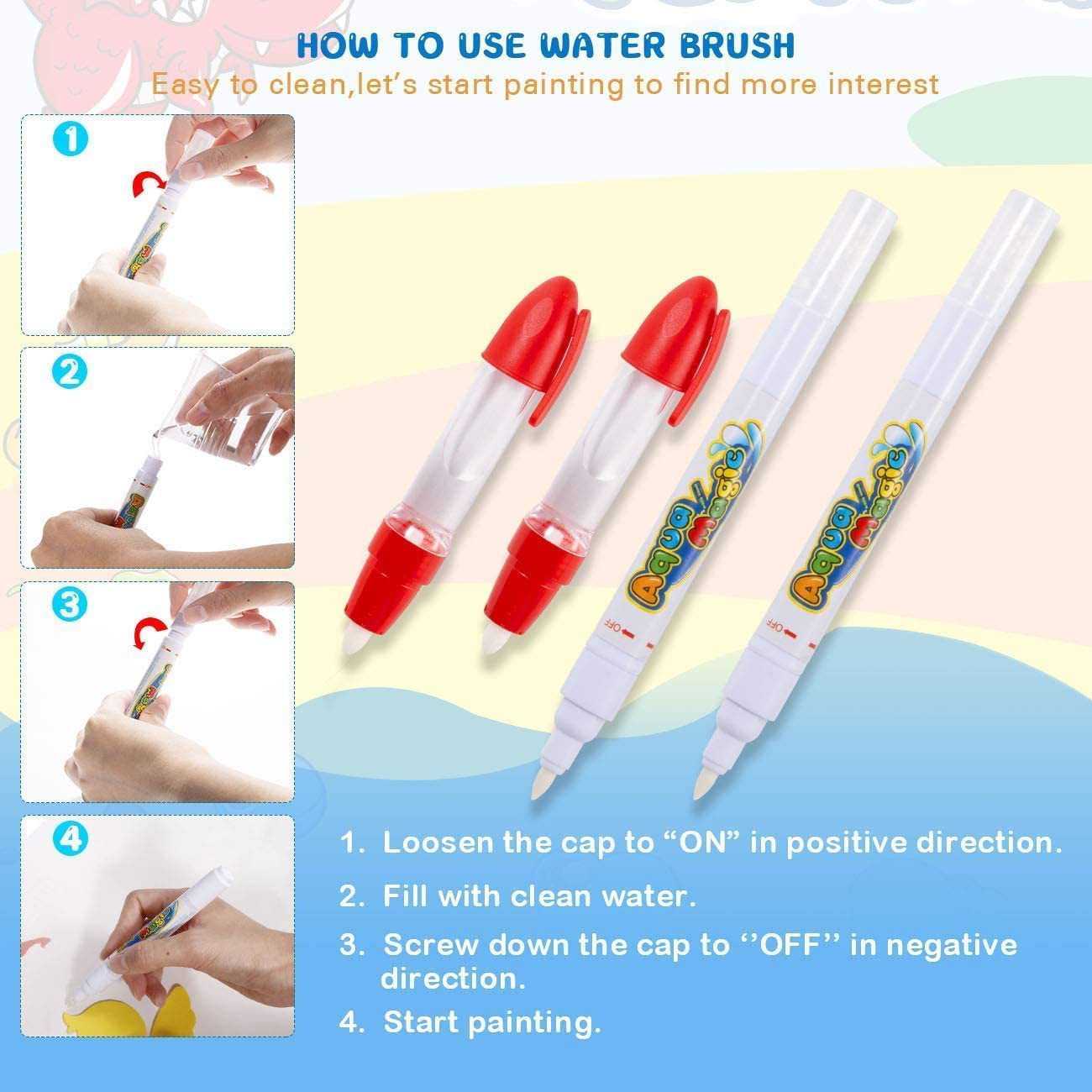 Magic Water Canvas | Reusable Mess-Free Drawing & Study Carpet