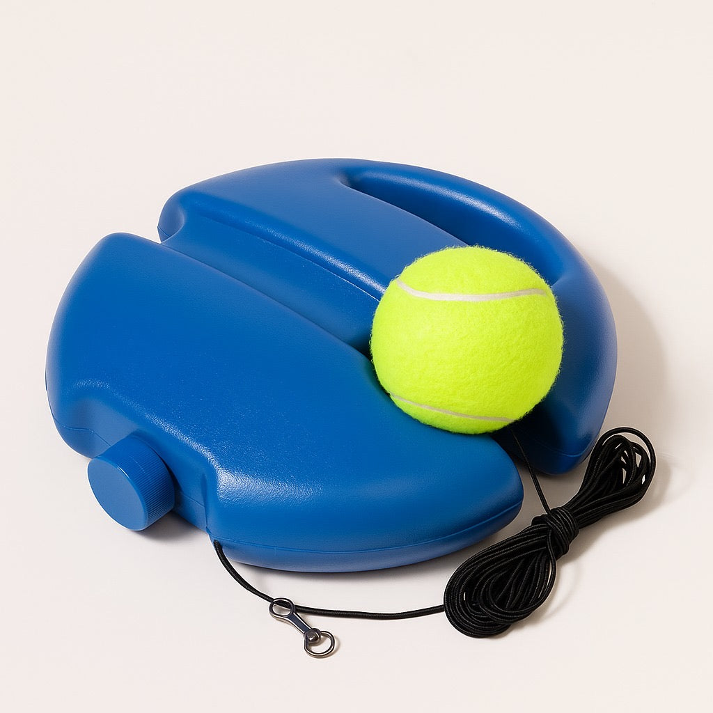 Tennis rebound training device