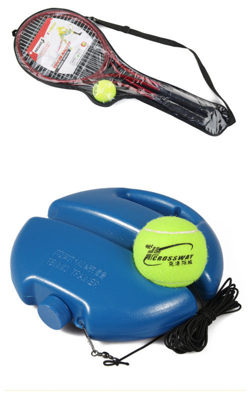 Tennis rebound training device