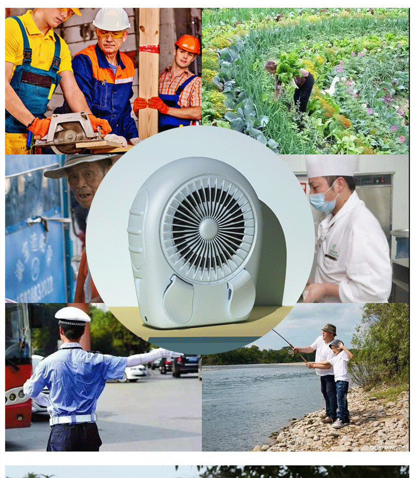 Portable Waist & Neck Hanging Fan