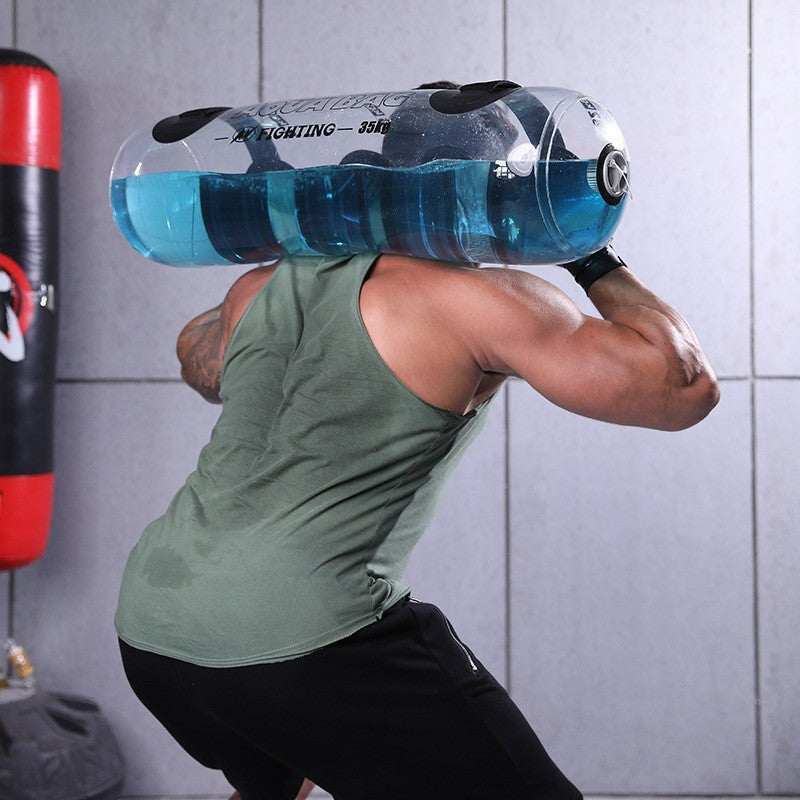 Transparent Cylindrical Water Dumbbell
