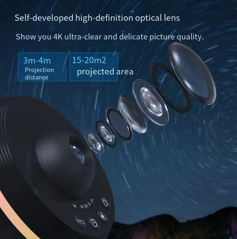 13 In 1 Ultra Clear Galaxy Projector Lamp