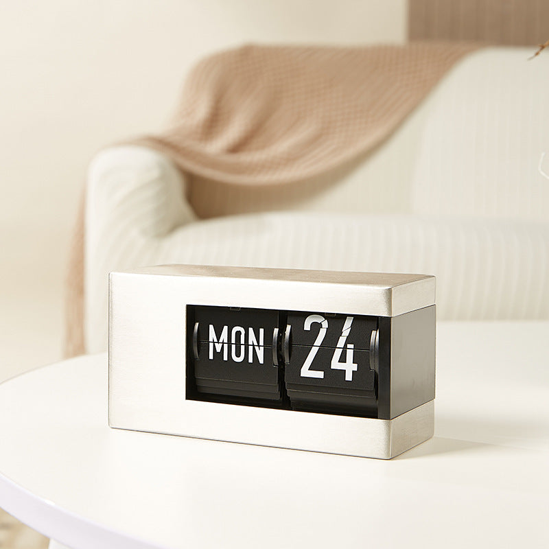 Flip Automatic Turning Clock