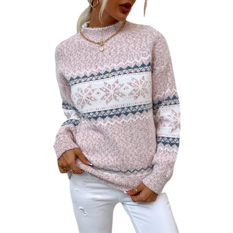 Snowflake Winter Sweater for Women