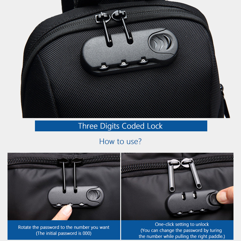 Anti-Theft Waterproof Chest Bag