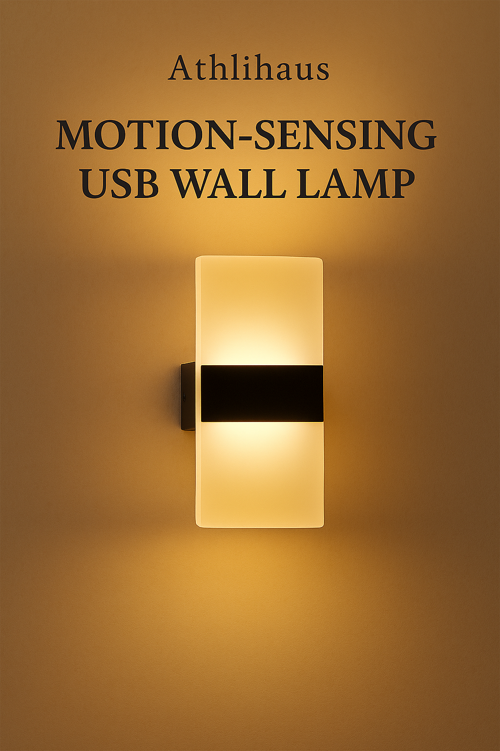 Indoor Sensing USB Charging Wall Lamp Athlihaus