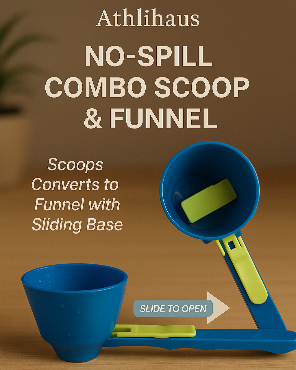 Protein Powder Funnel Spoon