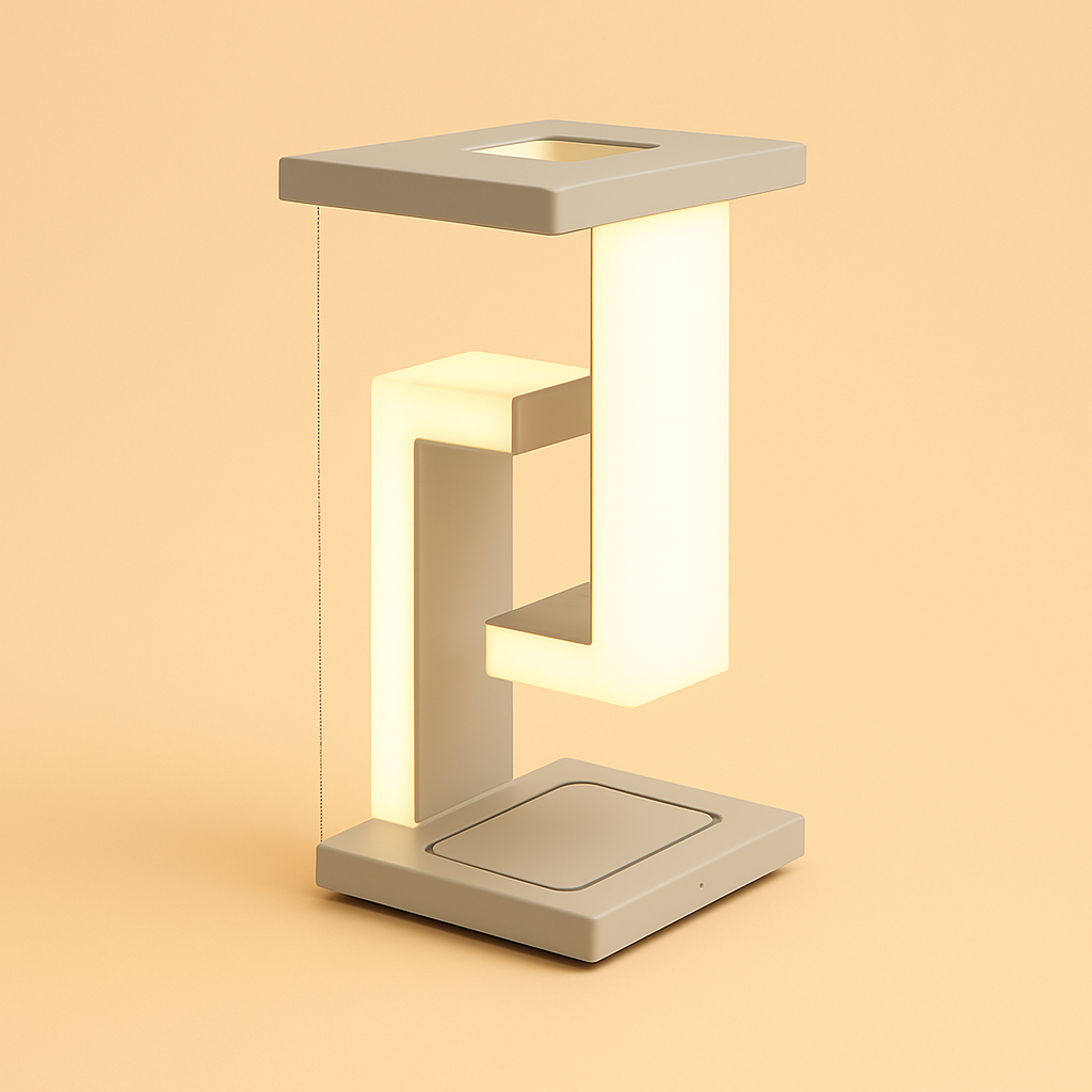 Smartphone Wireless Charging Suspension Table Lamp