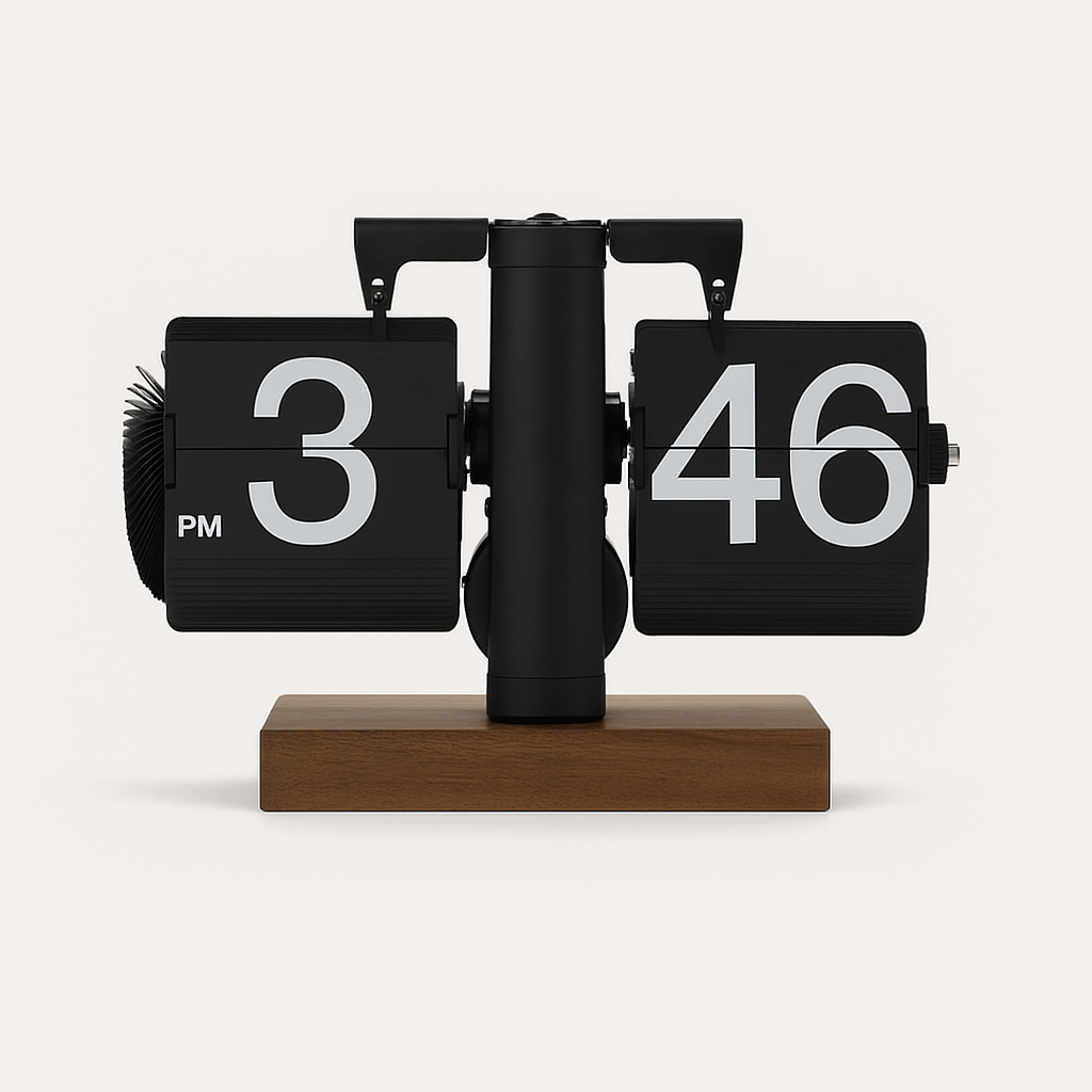 Flip Automatic Turning Clock