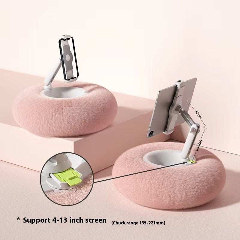Plush Pillow Phone Stand Pink