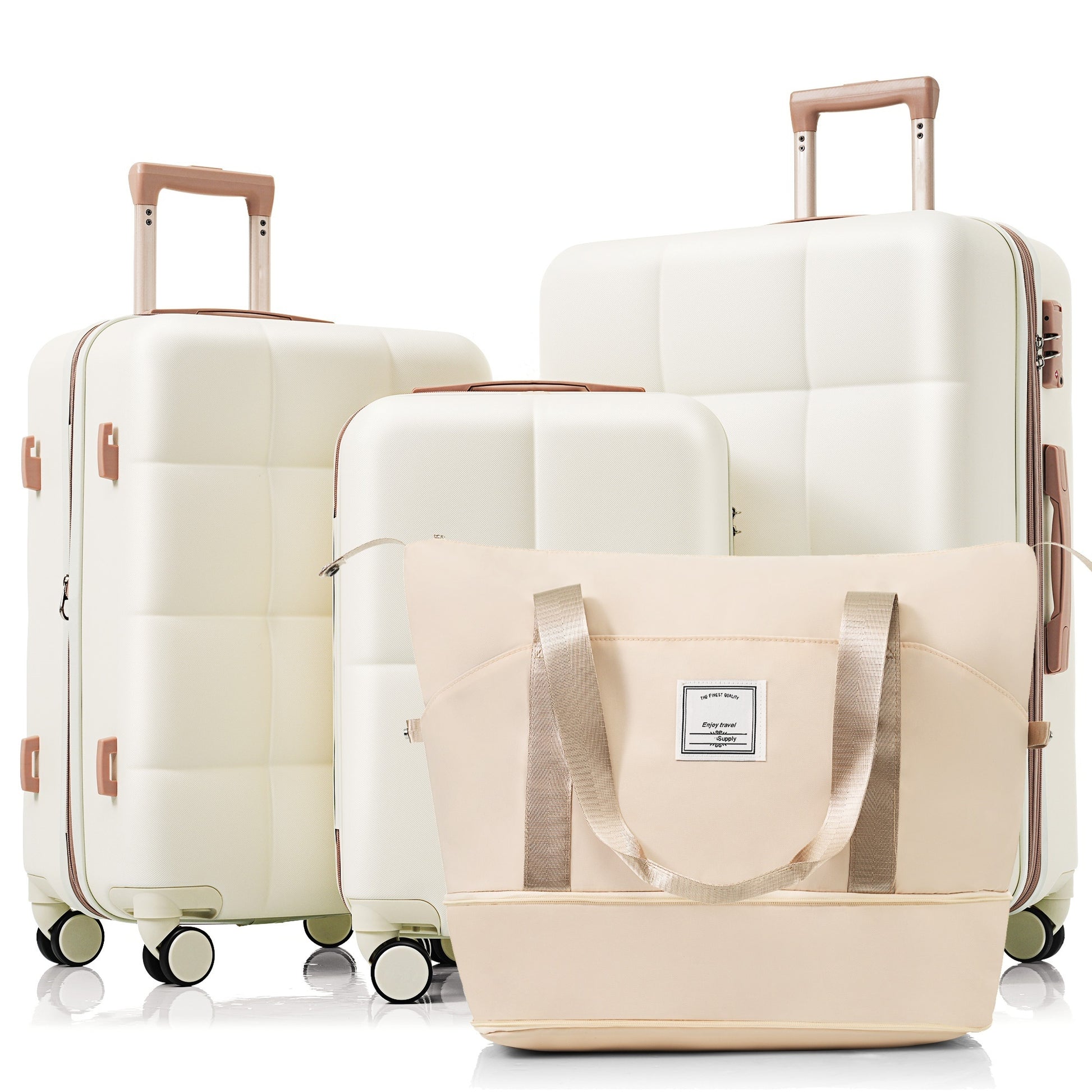 4-Piece ABS Suitcase Set