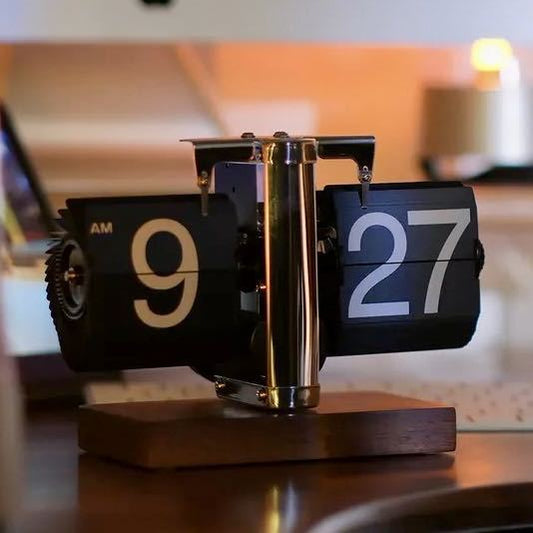 Flip Automatic Turning Clock