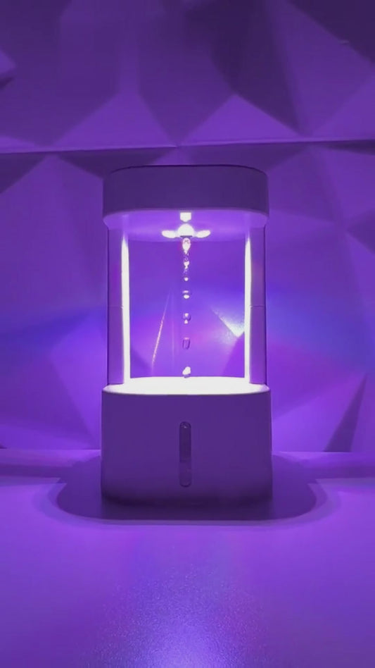 Anti-gravity Water Drop Humidifier with LED Night Light