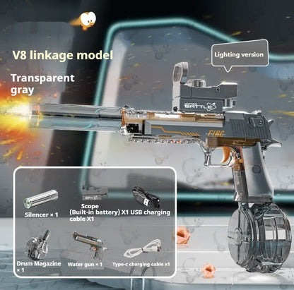 Fire Light Effect Electric Water Gun