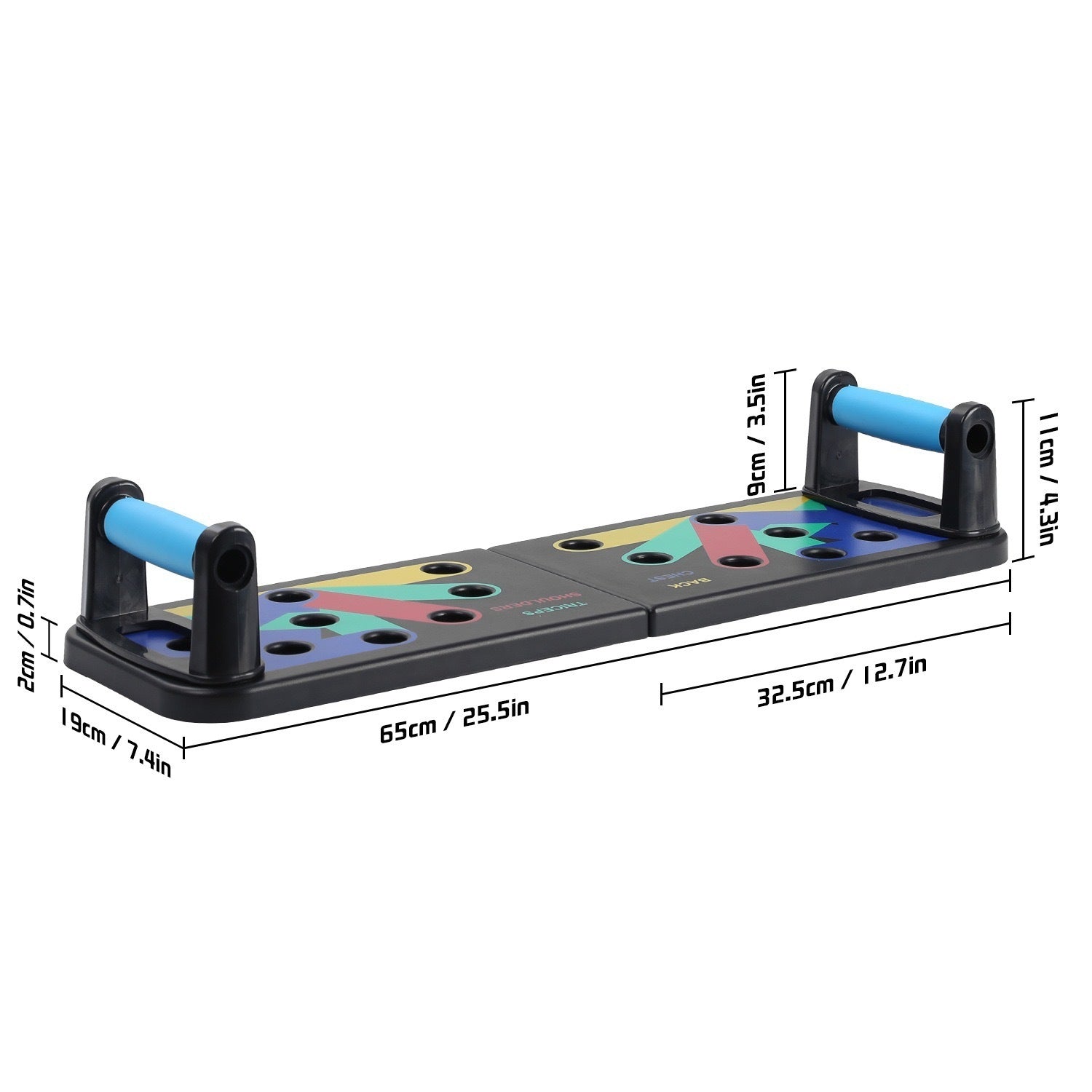 Pushzone 9-in-1 Portable Push-Up Board