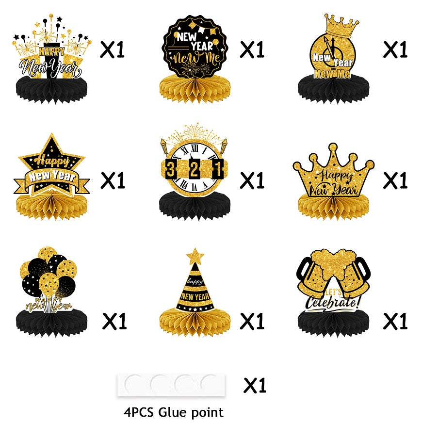 New Year Honeycomb Decoration