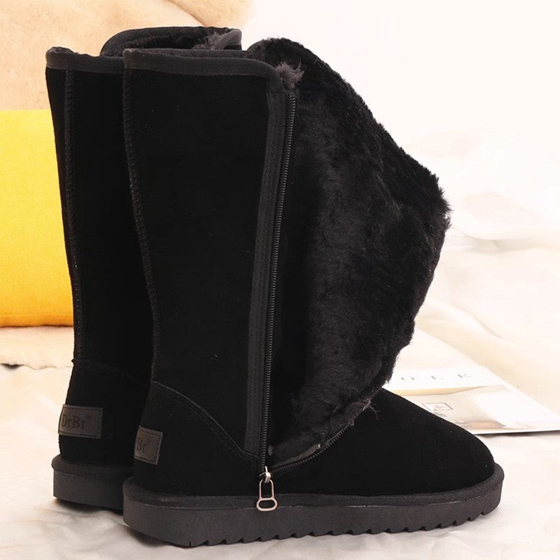 Fleece-Lined Thick Winter Boots