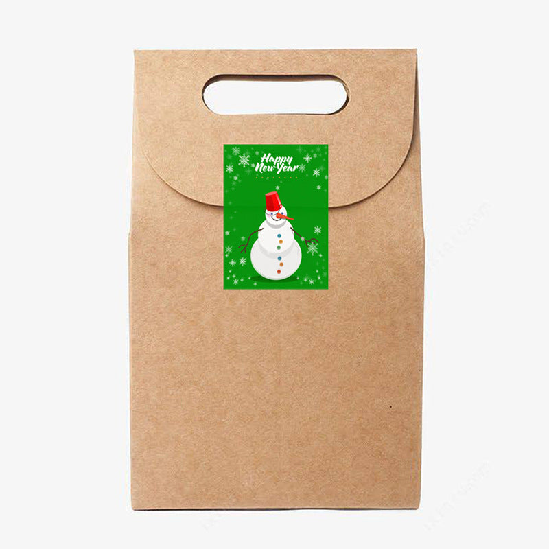 500 Christmas Stickers Roll