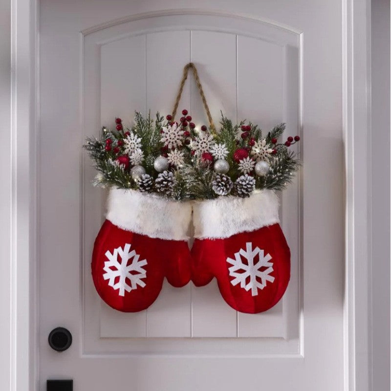 Christmas Glove-Shaped Garland