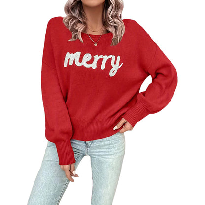 Knitted Women’s Crew Neck Sweater