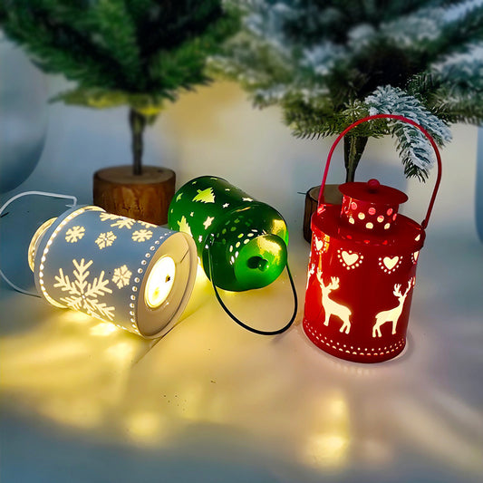 Christmas LED Candle Lantern