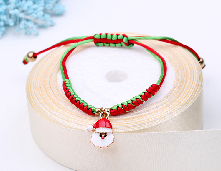 Santa Claus Knitted Bracelet 