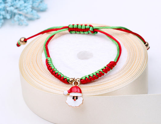Santa Claus Knitted Bracelet 