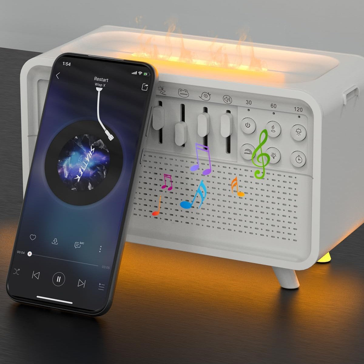 White Noise Bluetooth Speaker