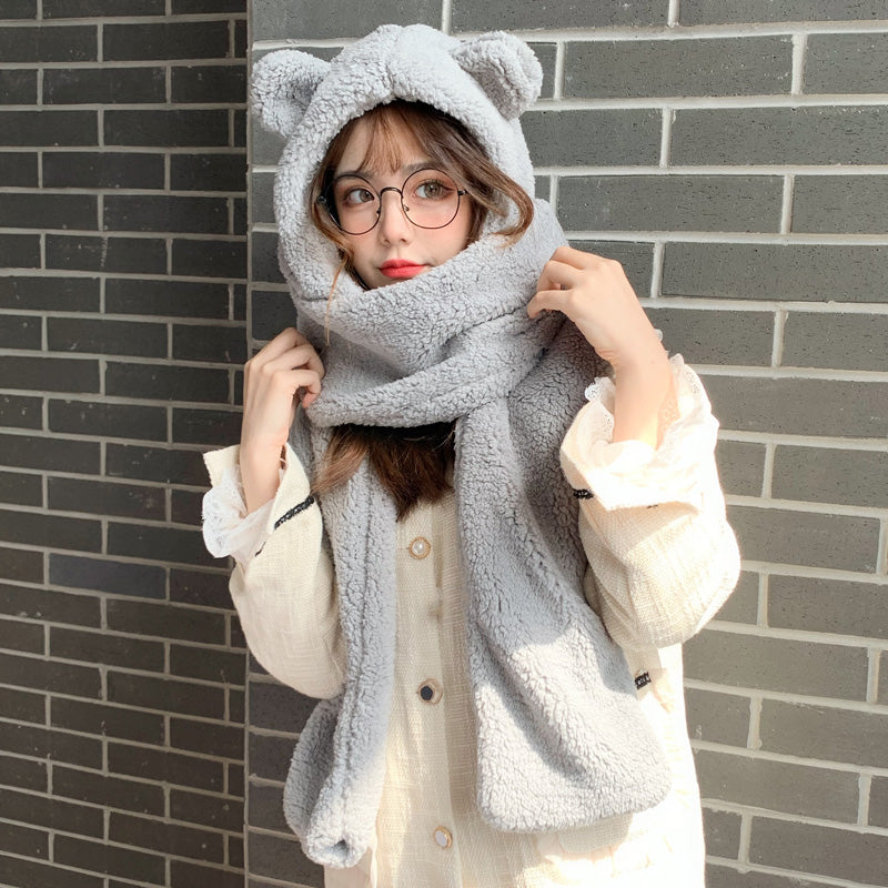 Cute Winter Plush Scarf