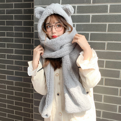 Cute Winter Plush Scarf