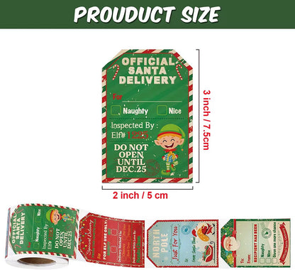 Christmas Stickers Roll