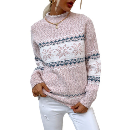 Snowflake Winter Sweater for Women