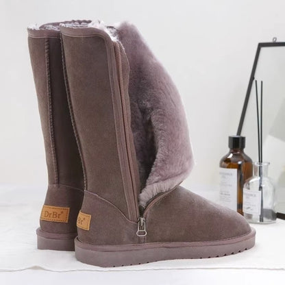 Fleece-Lined Thick Winter Boots