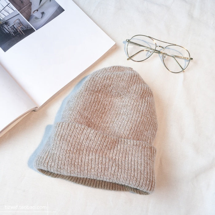 Rabbit Hair Winter Skullies Hat