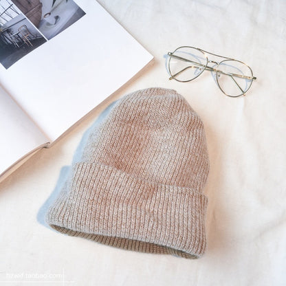 Rabbit Hair Winter Skullies Hat