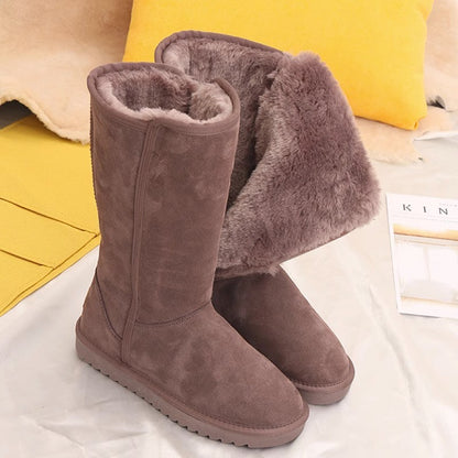 Fleece-Lined Thick Winter Boots
