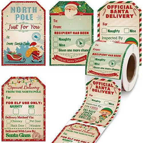 Christmas Stickers Roll