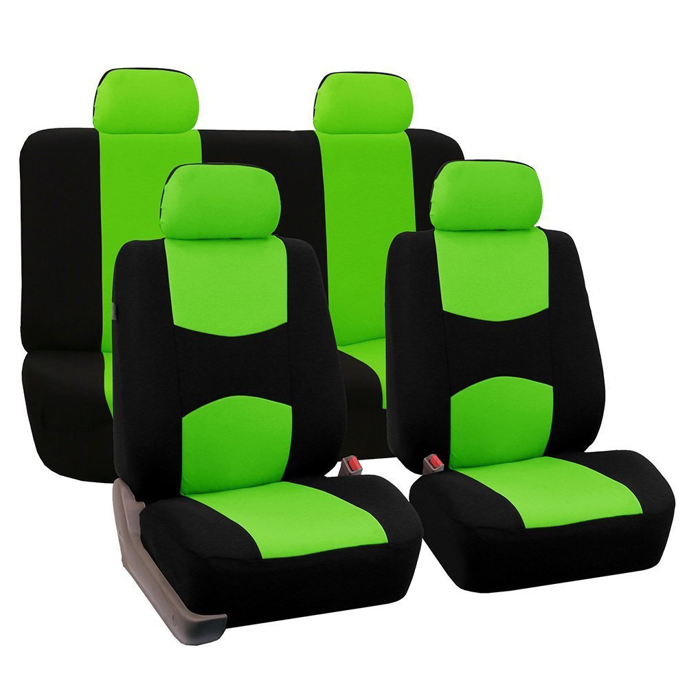 5-Seater Car Seat Cover Green