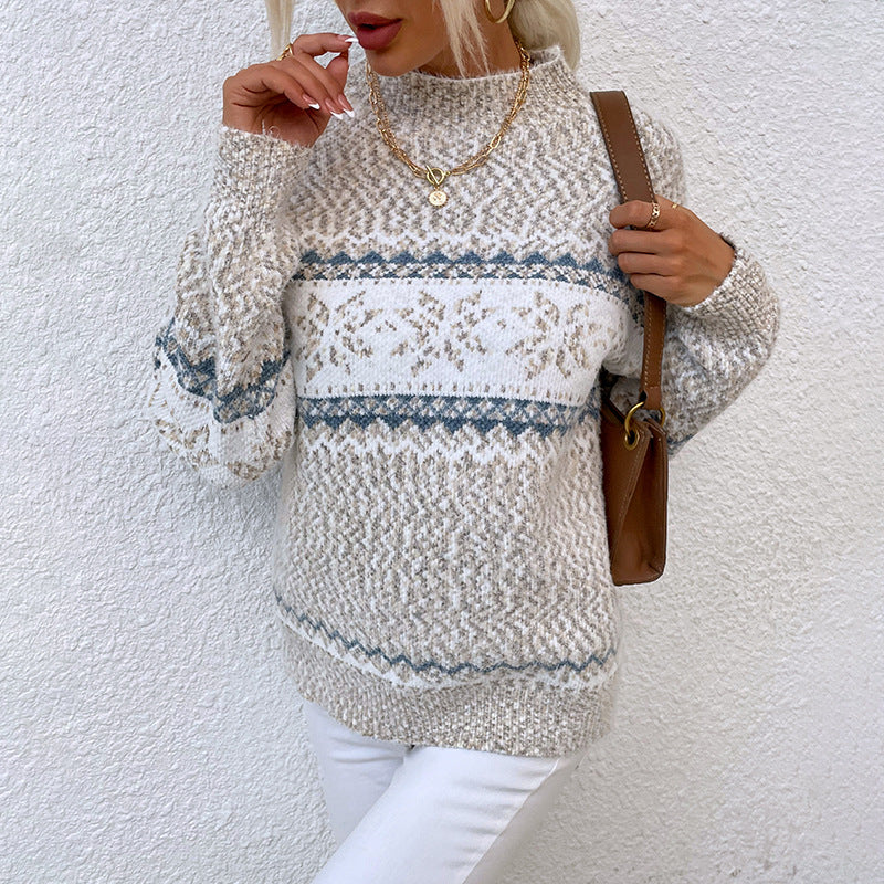 Snowflake Winter Sweater for Women