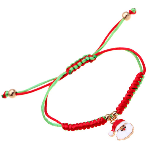 Santa Claus Knitted Bracelet 