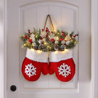 Christmas Glove-Shaped Garland