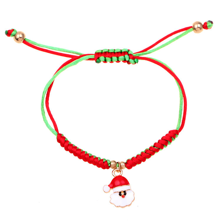 Santa Claus Knitted Bracelet 