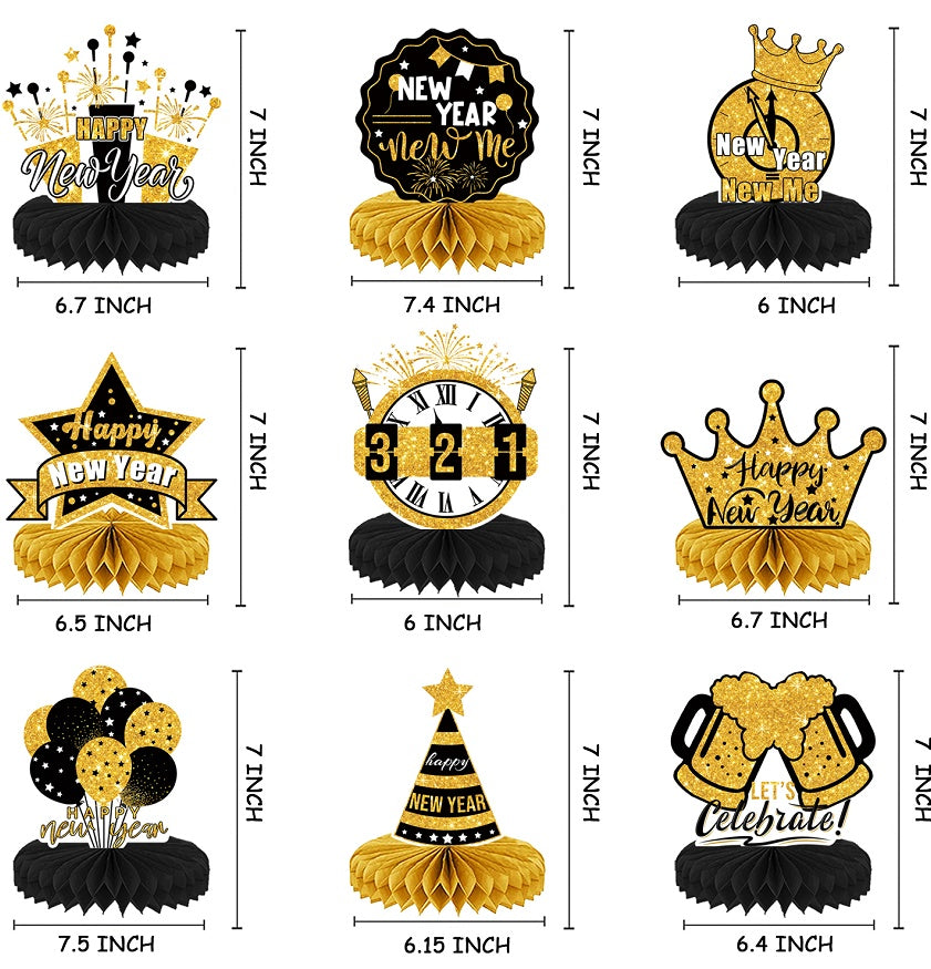 New Year Honeycomb Decoration