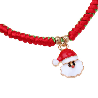 Santa Claus Knitted Bracelet 