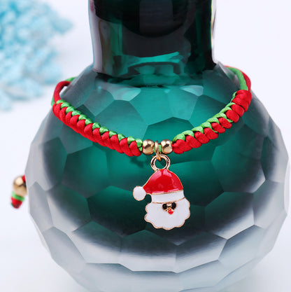 Santa Claus Knitted Bracelet 