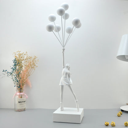 Bubble Girl Character Sculpture