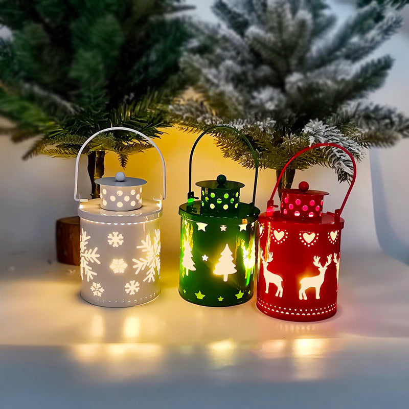 Christmas LED Candle Lantern